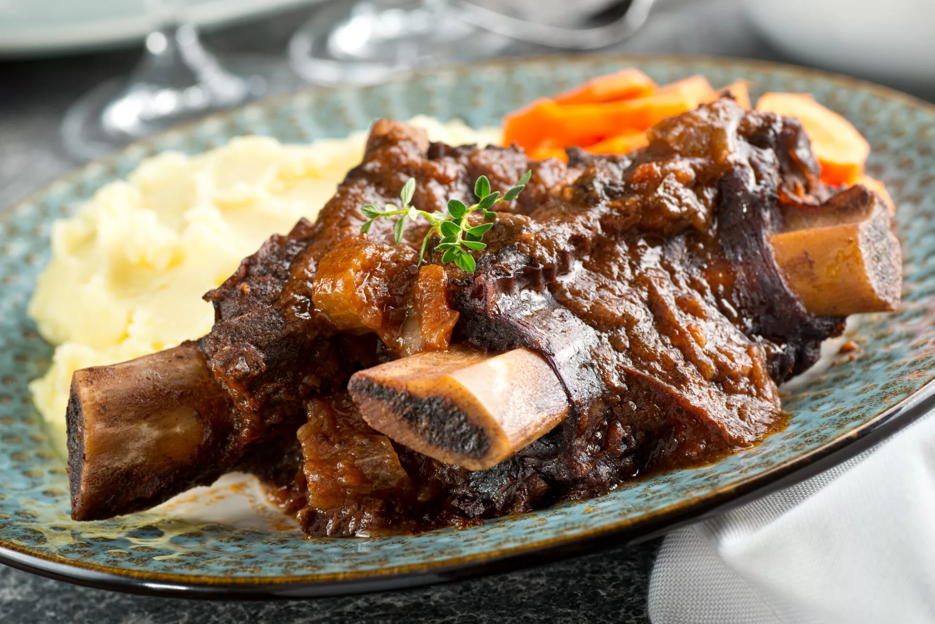 Beef Short Ribs Braised in Red Wine