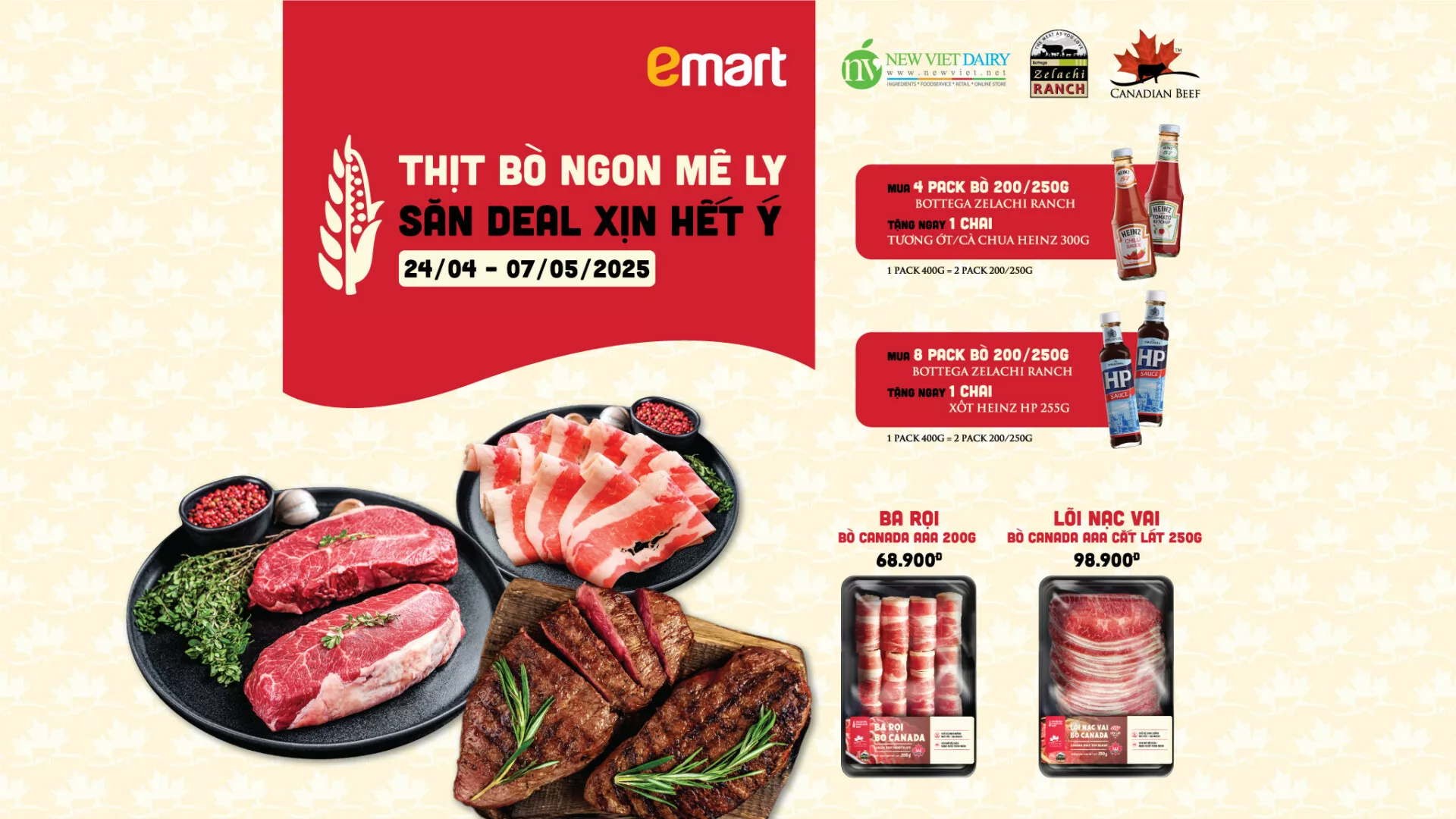 Bottega Zelachi Ranch Canadian Beef – Special Offers Await You at Emart!