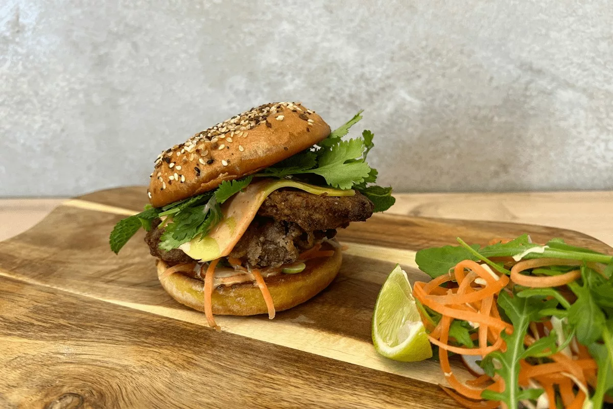 Burger nấm