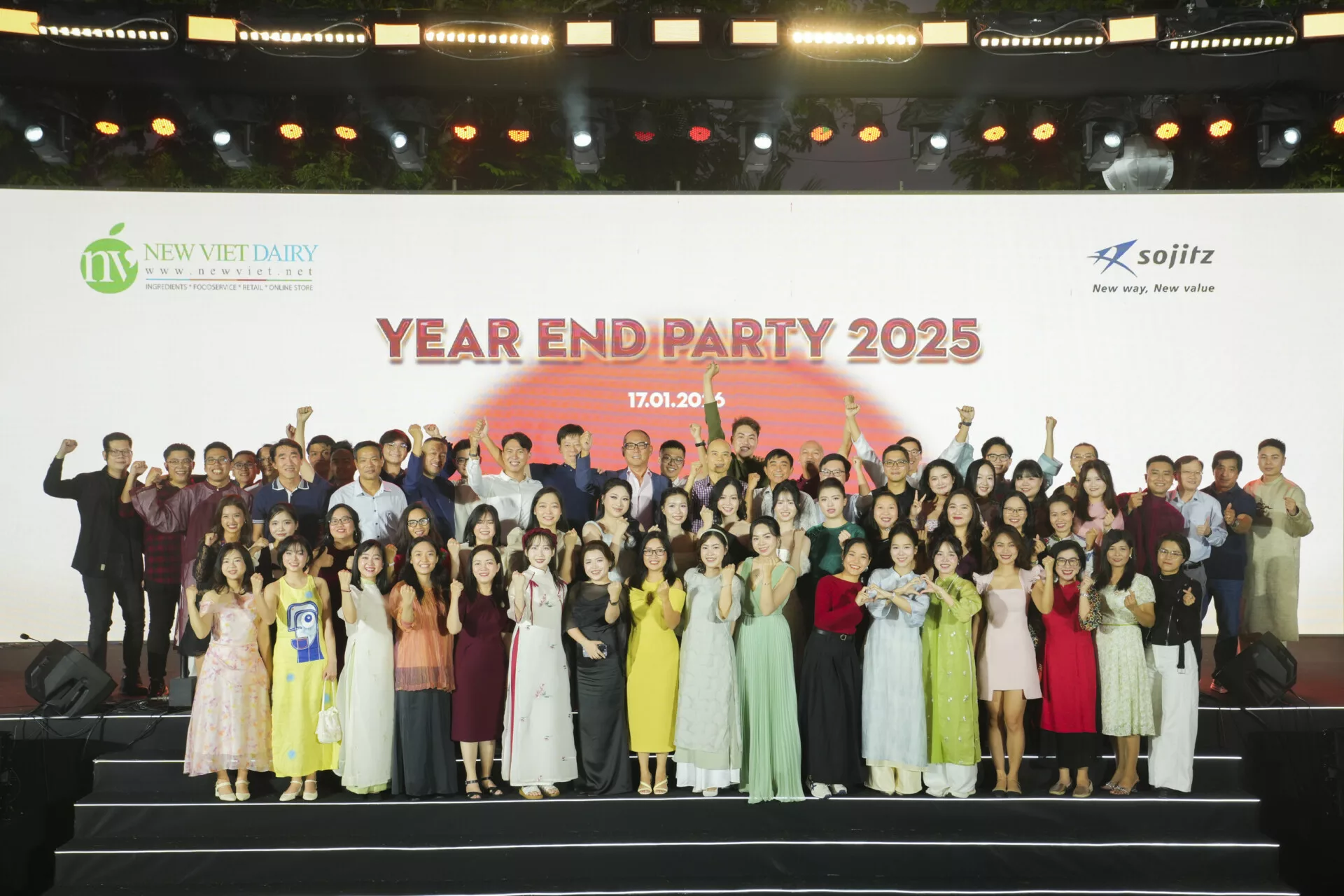 YEAR END PARTY 2025 NEW VIET DAIRY – ĐÊM TIỆC GẮN KẾT, NHÌN LẠI HÀNH TRÌNH & TÔN VINH ĐỘI NGŨ