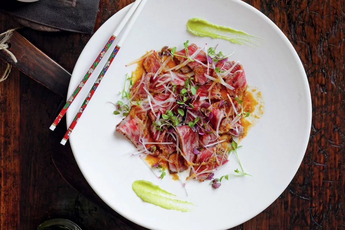 Compressed Ribeye “Biltong Style” Tataki